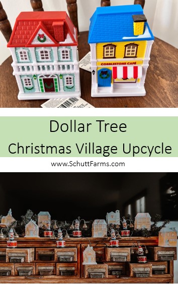 DIY: Christmas Village Upcycle - Schutt Farms